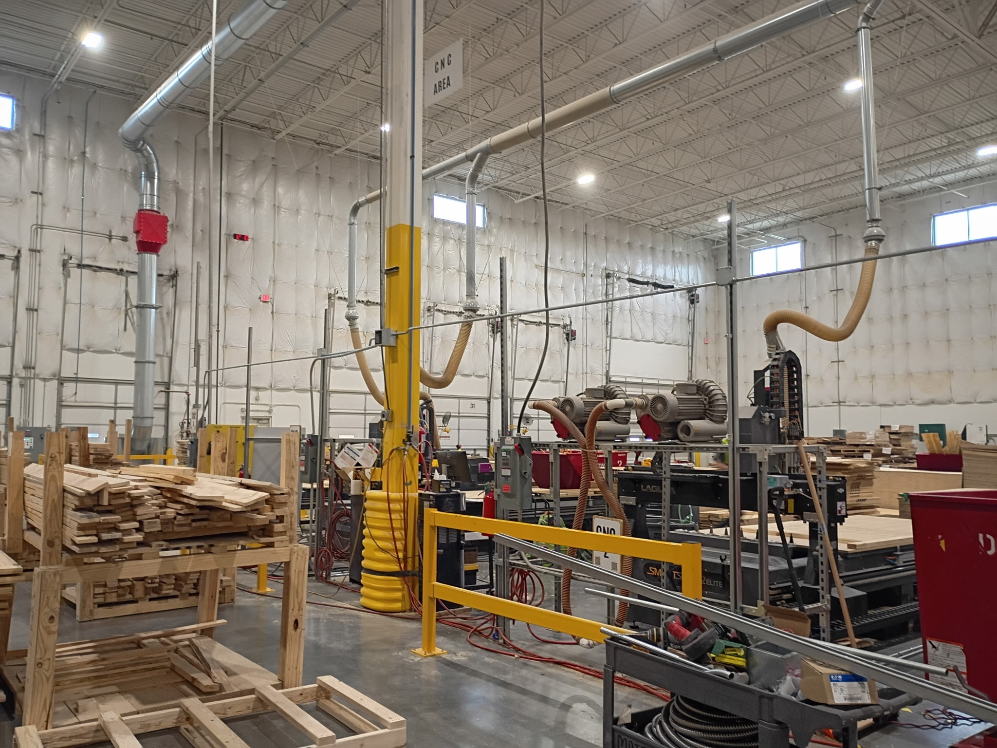 Commercial manufacturing facility electrical installation