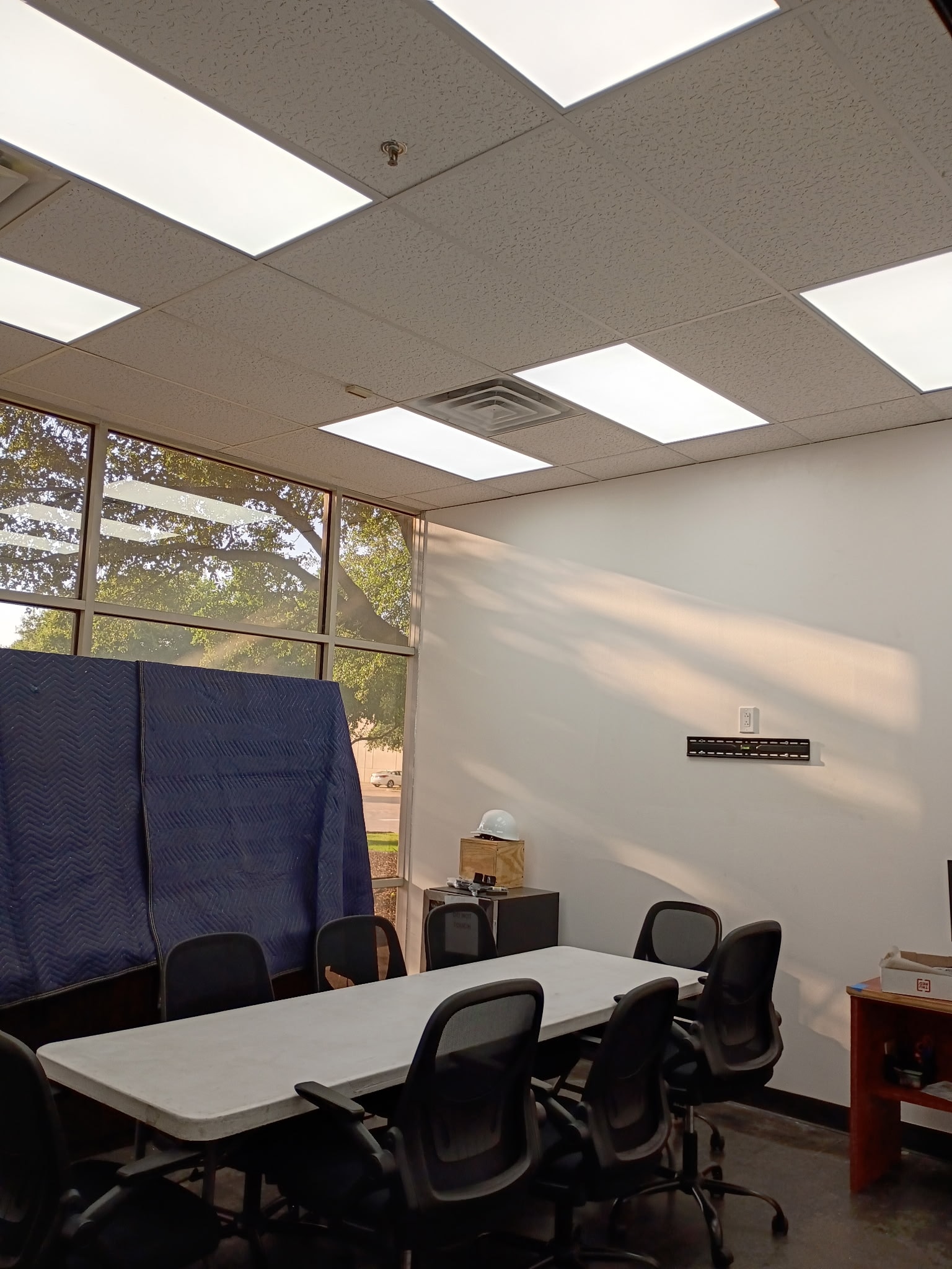 Commercial office LED lighting retrofit
